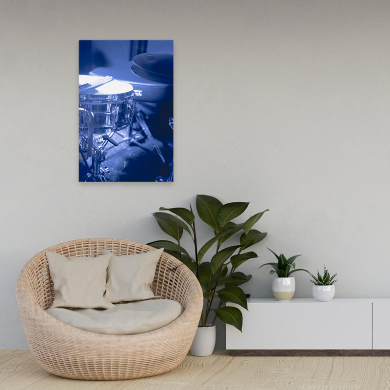 Photographie de paysage urbain moderne avec bâtons de tambour, H 24 po x l 16 po