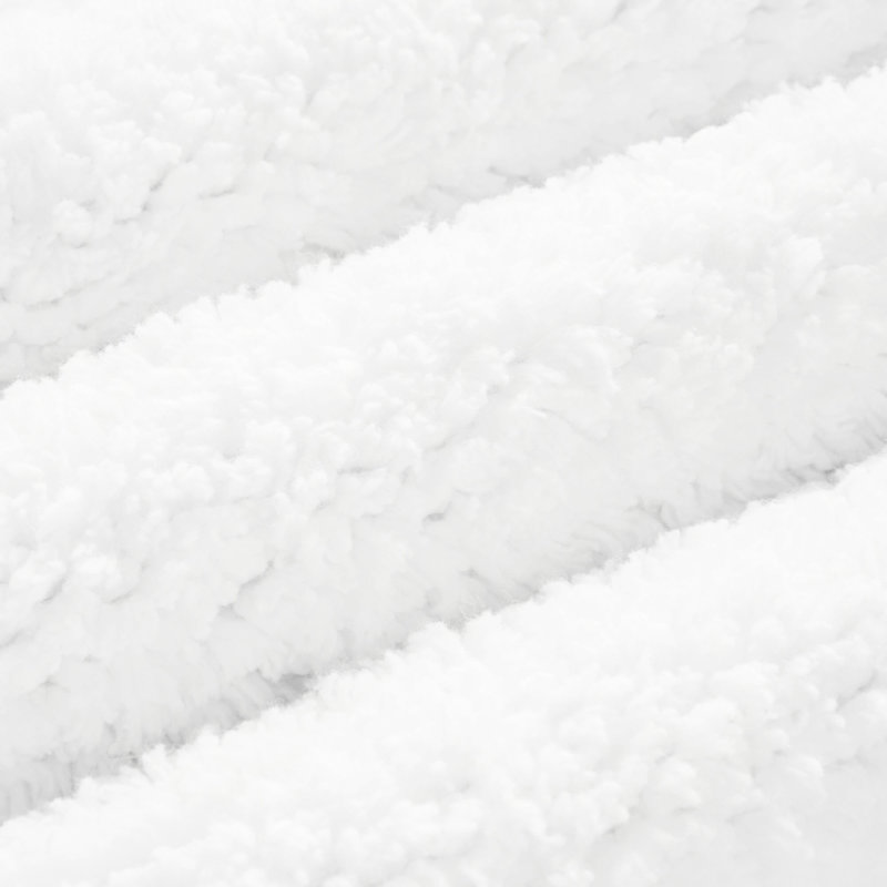 1 PCS 20X30" 100% Cotton Tufted 3000 GSM Reversible Bath Rug, White, Single - 30" L x 20" W