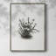 Impression florale vintage encadrée CLxxi - bois massif-764241825