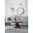Round Wall Mirror With Durable Rope Strap And Sturdy Metal Frame
