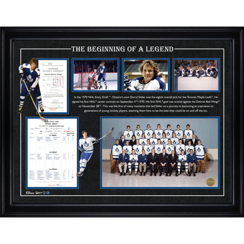 Collage encadré Darryl Sittler