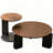 American Walnut Nesting Coffee Table Set-1721540196