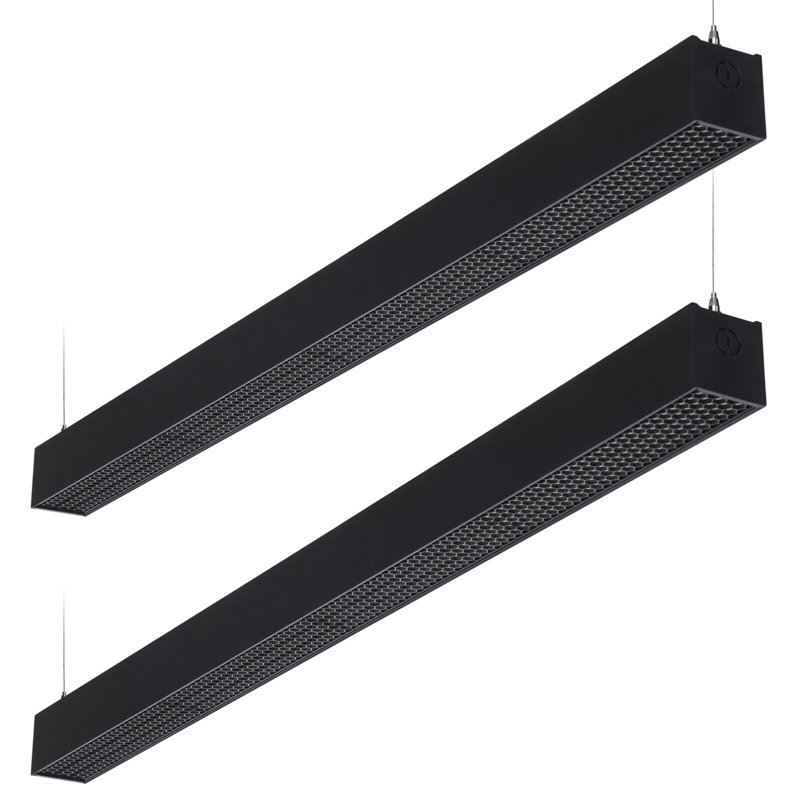 4FT 40W 3CCT Dimmable Anti-Glare Honeycomb Linear Light, 3000K/4000K/5000K Selectable