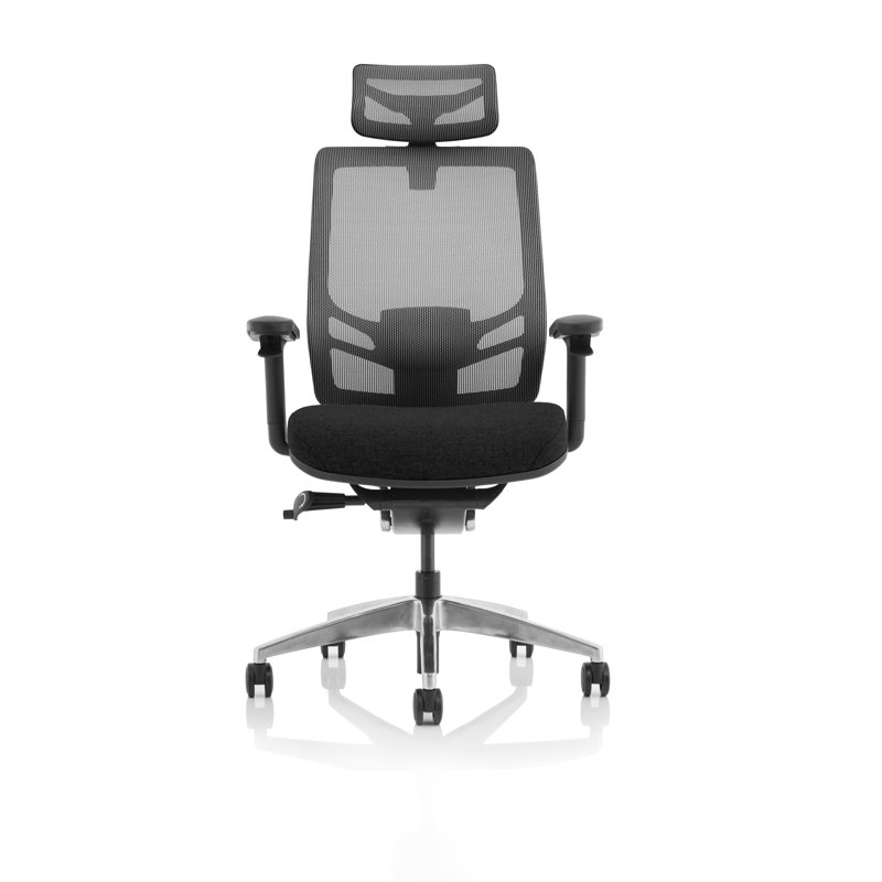 Dynamic Office Seating Ergo Click Twill Executive Chair with Headrest