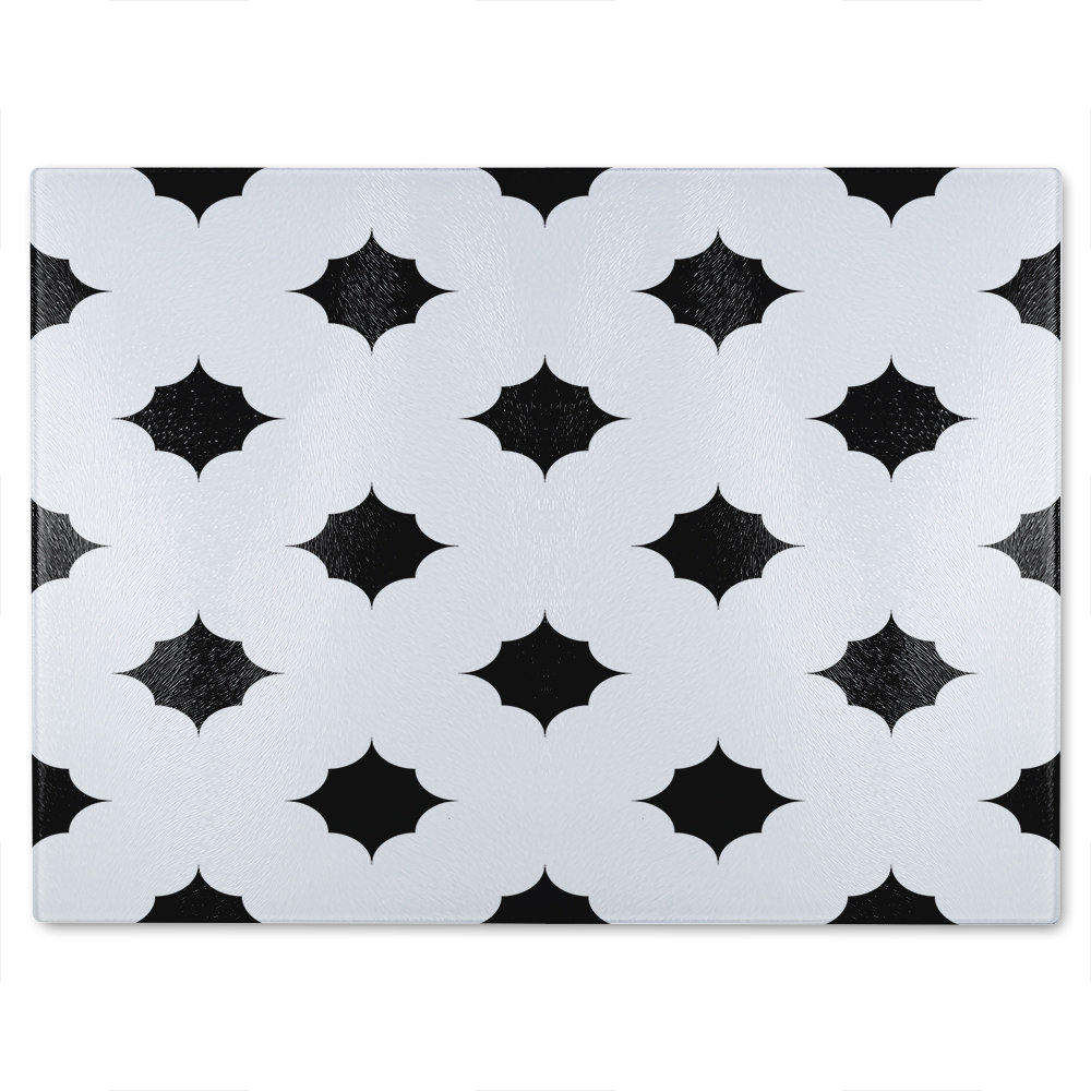 Star Ornament Glass Chopping Board