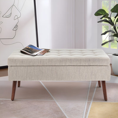 Higinia Upholstered Storage Bench