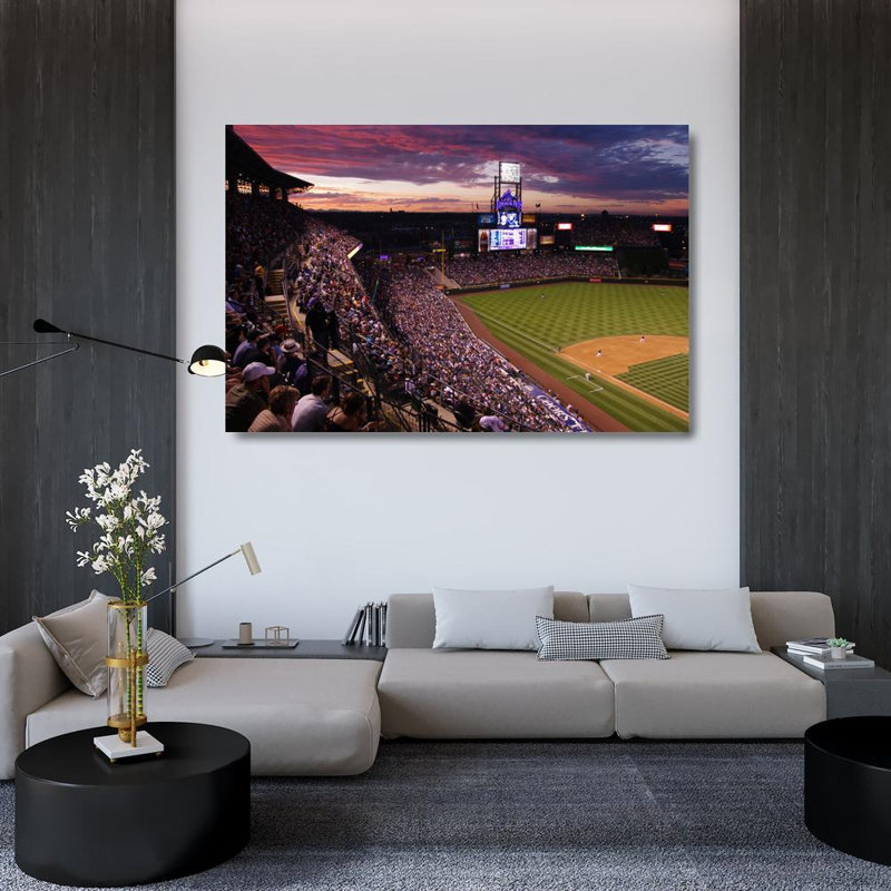 Coors Field, 32" H x 48" W