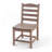 Wooden Color  Armless Outdoor Chairs – HDPE Material   Set Of 2-341867160