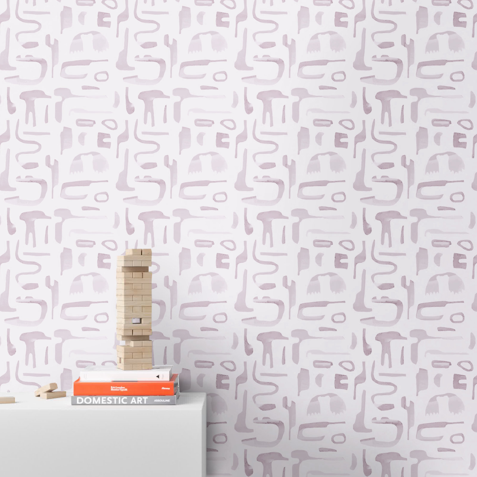 Dean Abstract Wallpaper, Pink
