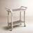 Aberdale Marble Top and Wood Bar Cart-1457525188