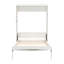 Lit escamotable double avec 2 tiroirs de rangement, lit escamotable mural compact pour petite chambre à coucher, beige