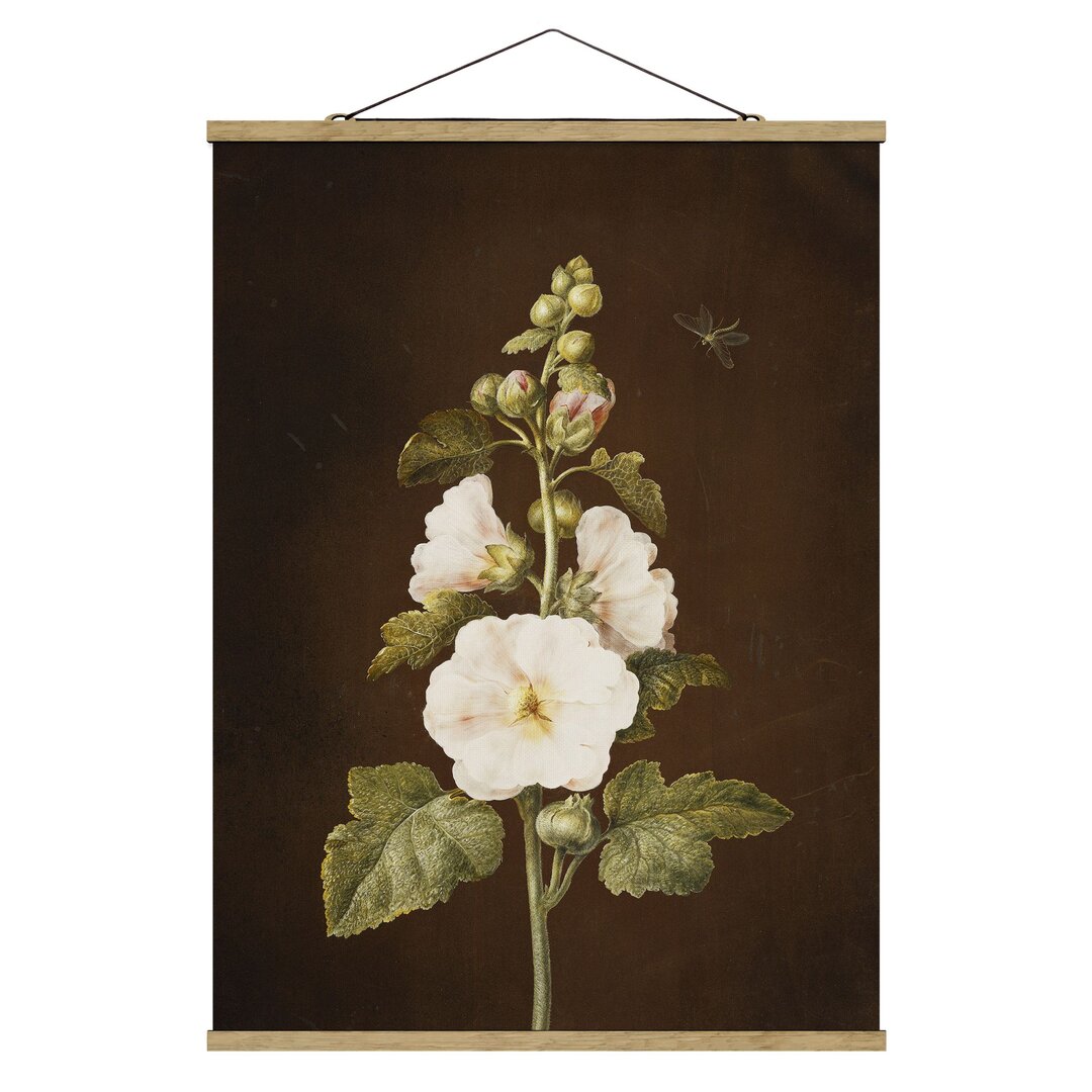 Wandbild Hollyhock von Barbara Regina Dietzsch