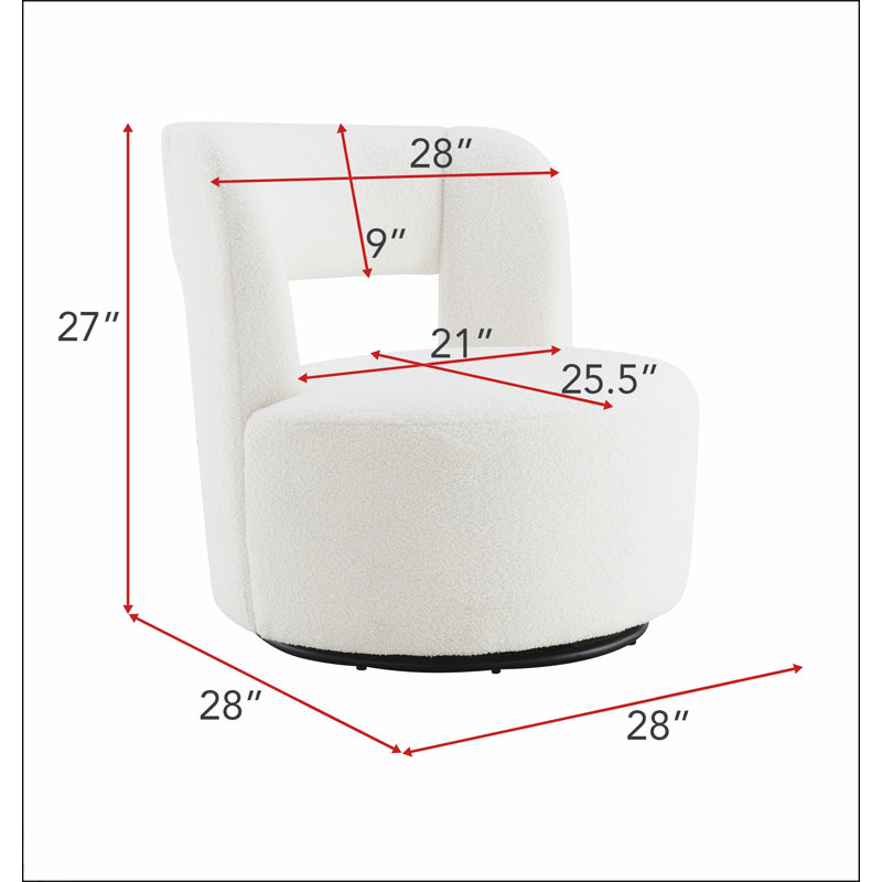 Fauteuil confortable en polyester pour diverses pièces, rehaussant le style intérieur et procurant un confort durable