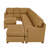 Leather Match Large Seating Modular Sectional