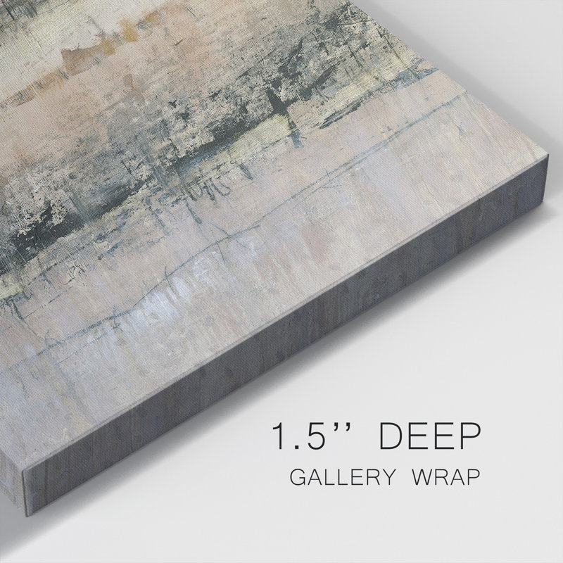 " What Lies Beneath I ", 26.5" H x 26.5" W x 1.5" D, White, Walnut Framed Paper