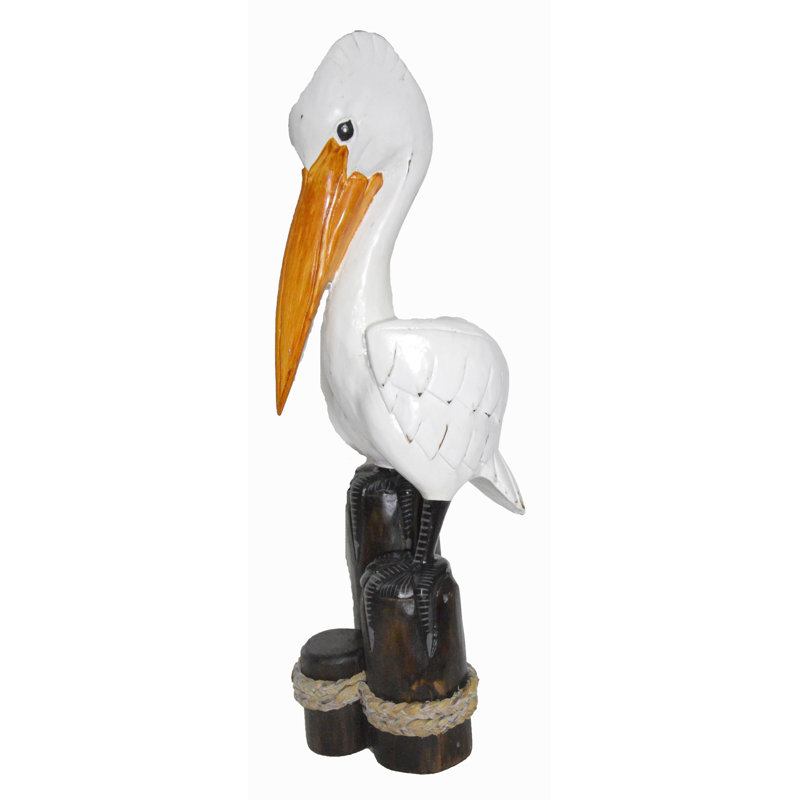 Statue de pélican sculpté Emmie