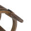 Tabourets de bar rembourrés Elveria avec structure en bois et garniture cloutée-106913298-106913299-106913301