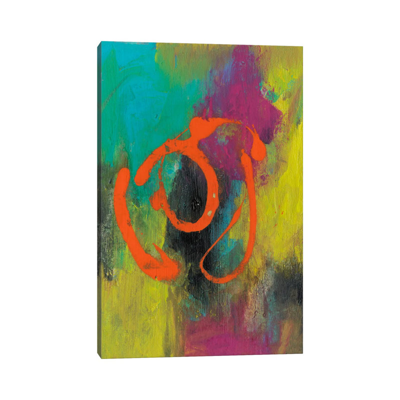 Toile Ste Stexix - Graffiti orange I par Joyce Combs