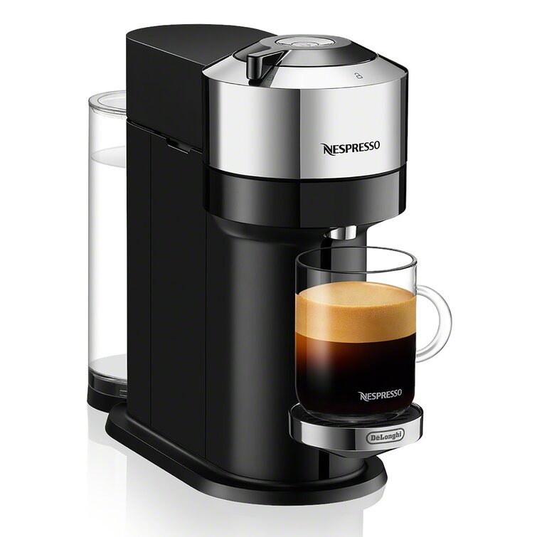 Nespresso Vertuo NEXT Coffee and Espresso Machine by De'Longhi, Chrome