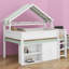 Lit mezzanine avec armoire de rangement spacieuse Dreamy-33876830