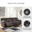Planas 123'' Faux Leather Power Reclining Sofa-87463322