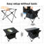 Table de camping pliante en aluminium