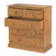 Hendon Solid Wood 90 cm W Chest of 5 Drawers