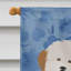 Caniche en polyester à 2 côtés 40 x 28 po standard welcome drapeau maison-957493168