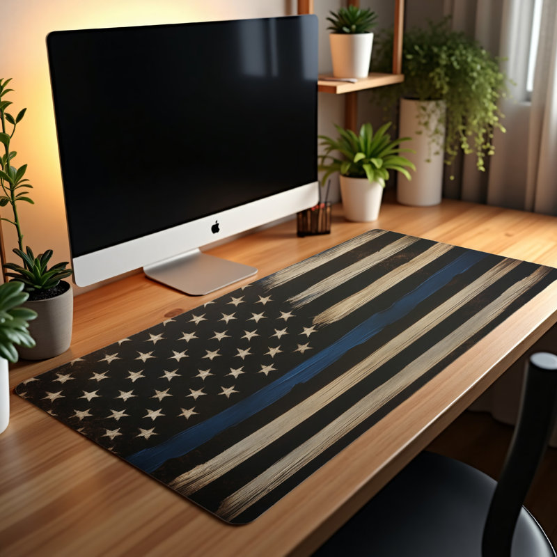 Polyester Desk Pad, 14.4x12.1