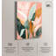 «Peach and Palm», reproduction d'art en acrylique par Art Remedy, prête à être accrochée-969841643
