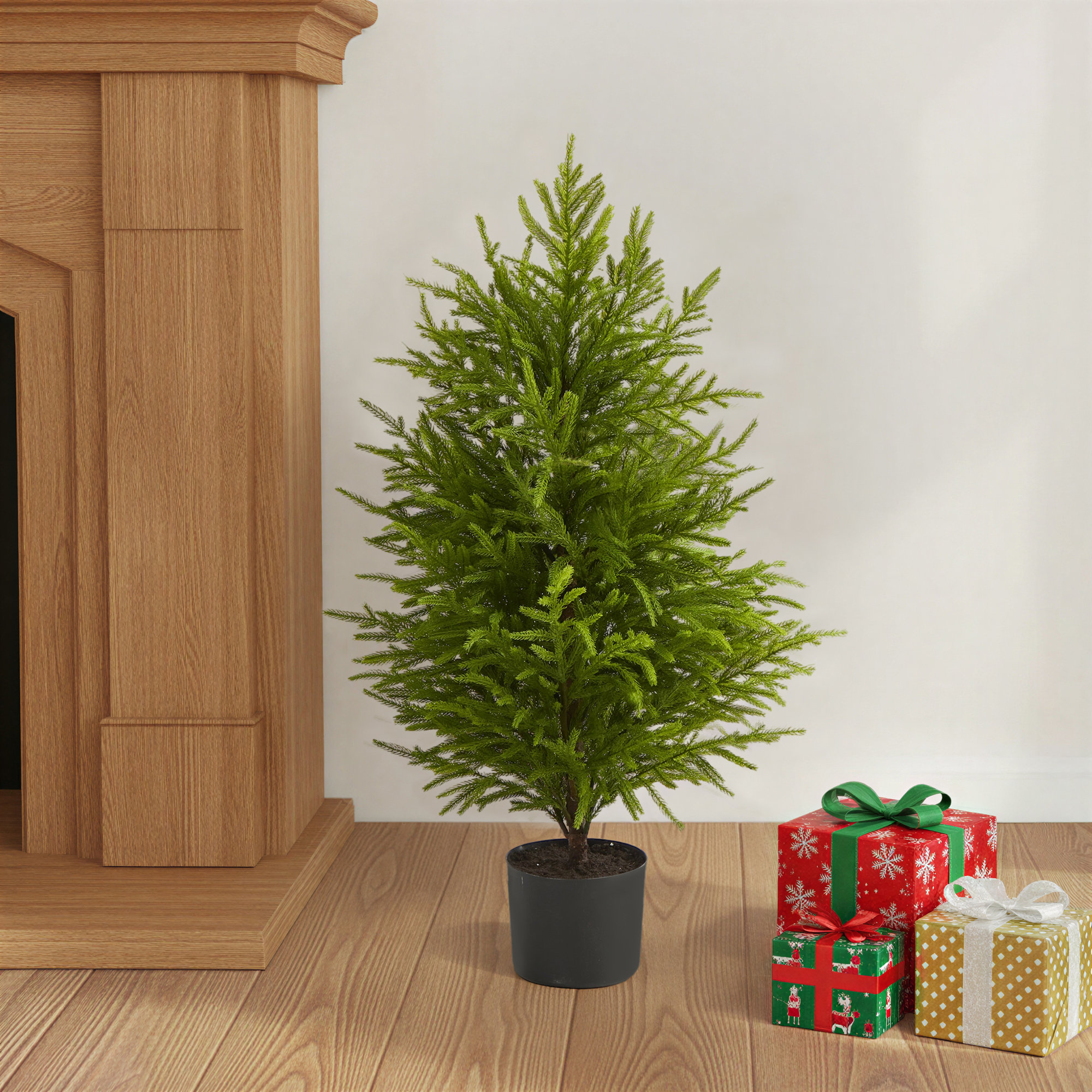 Artificial Pine Christmas Tree, 3' H