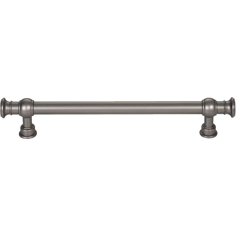 Clarence Bar pull, Ash Gray, 6 5/16" Center to Center