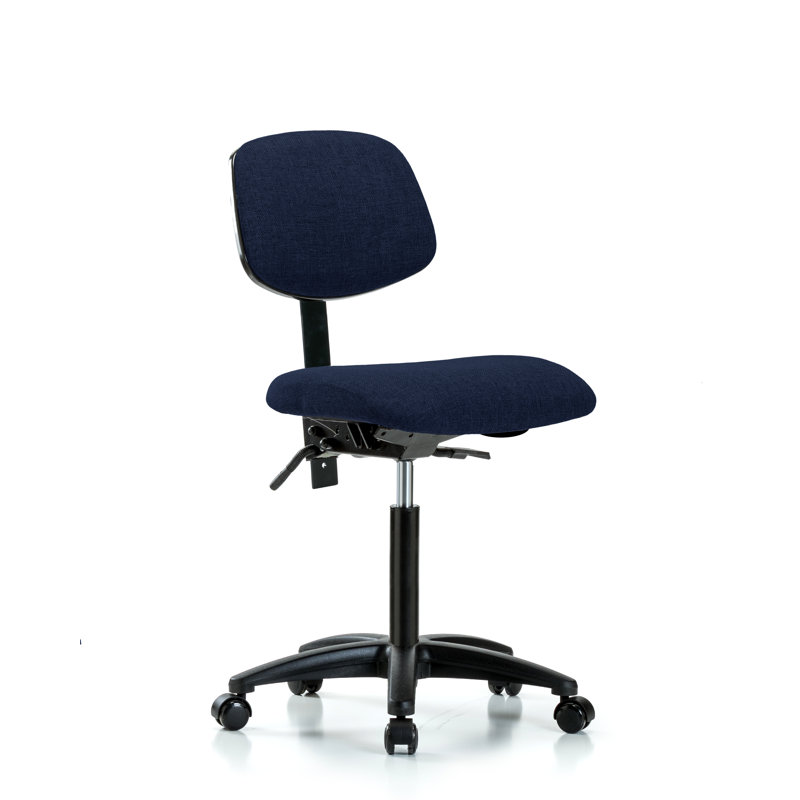 Candice Task Chair, Casters, Tilt Included, Navy