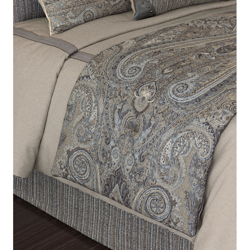 Reign Paisley Bed Runner, Queen
