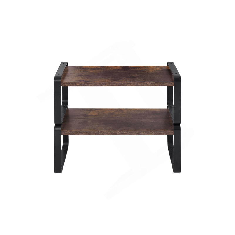 Étagères de rangement à 2 niveaux, étagère réglable, étagère de rangement pour la maison, entrepôt de cuisine au sous-sol