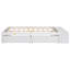 Lit double avec étui de rangement, 2 tiroirs de rangement-1722297775