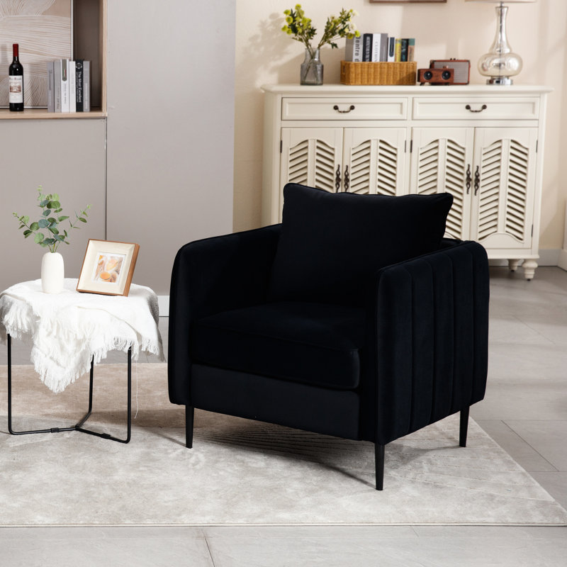 Confortable, velours, méridienne, pieds en L en métal, coussin moelleux, lecture dans le salon, sensation luxueuse, ressort facile à nettoyer