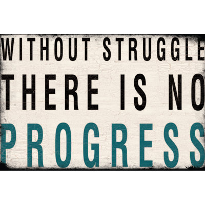 Struggle Progress - Wrapped Canvas Print