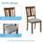 Elegant 5-piece Wooden Dining Table Set