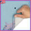 Tapis de bain bleu à motif abstrait-1172447441