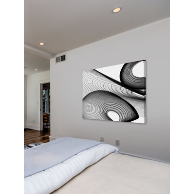 " Abstract Black And White 21-40-58 " by Irena Orlov