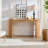 Elegant Modern Console Table With Drawer And Vertical Stripe Design For Living Room Hallway Foyer Entrance Study-355406372