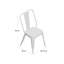 46cm H Metal Stacking Side Chair-20565590