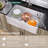 Kitchen Sinks 33 Inch Fireclay Farm Sink Single Bowl with Luxury Bottom Grid & Strainer Drain