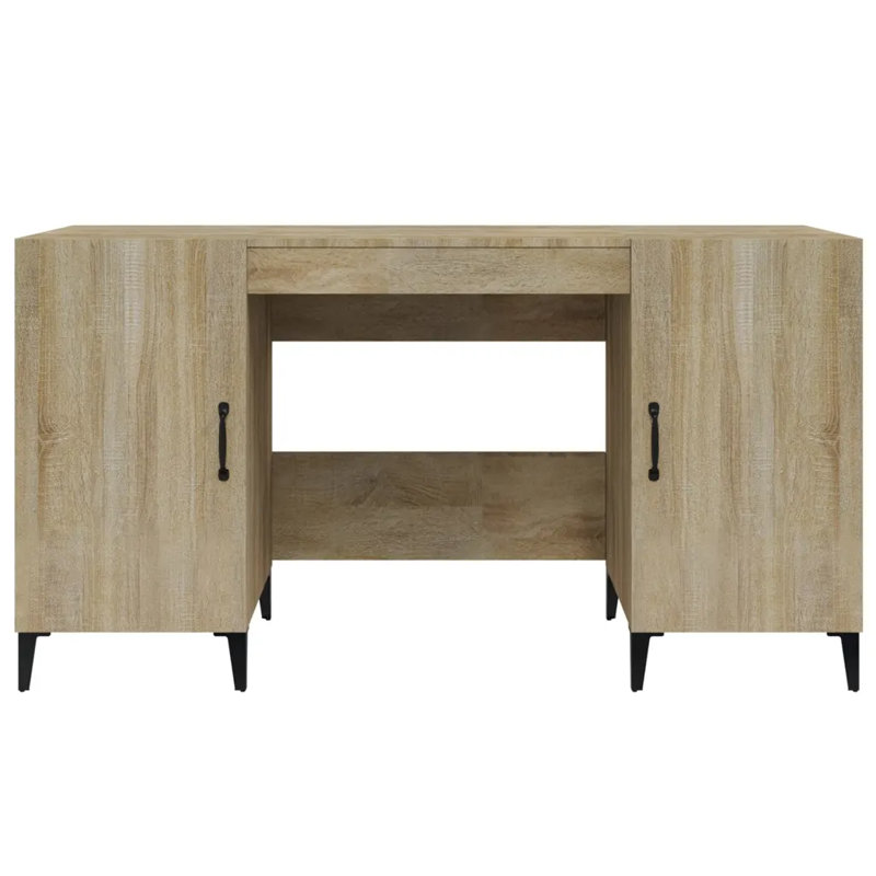 Korhan Computer Desk, Sonoma Oak