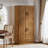 70" Tall Wood Farmhouse Kitchen Pantry Cabinet With Shelves & Drawers-1455537644