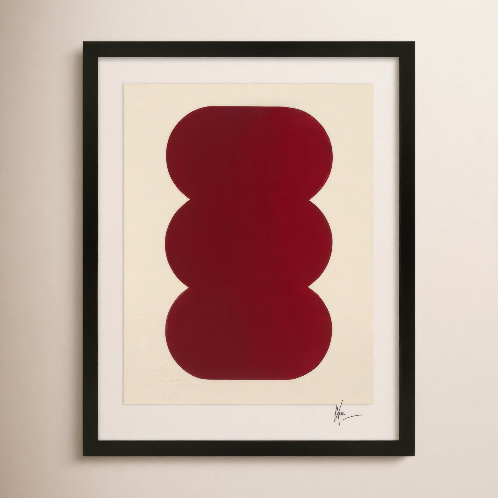 Keyhole 1 by Lee Lessem, Black Framed, 20" H x 16" W x 1.25" D
