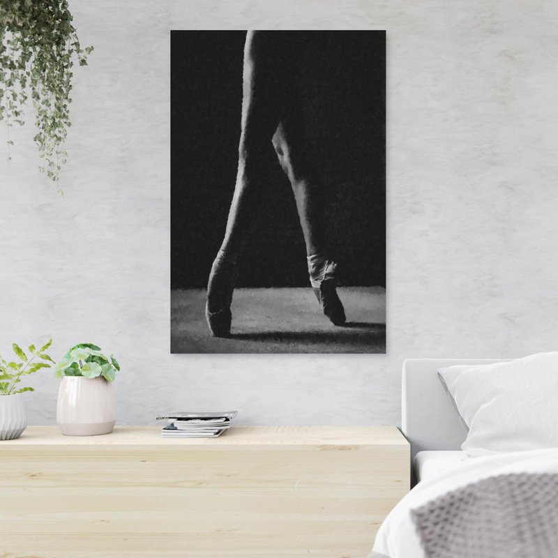 «Personal Dancing Ballet», reproduction d'art graphique sur toile tendue, H 14 po x l 11 po