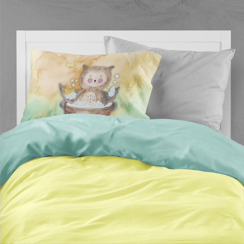 Taie d’oreiller de bain hibou