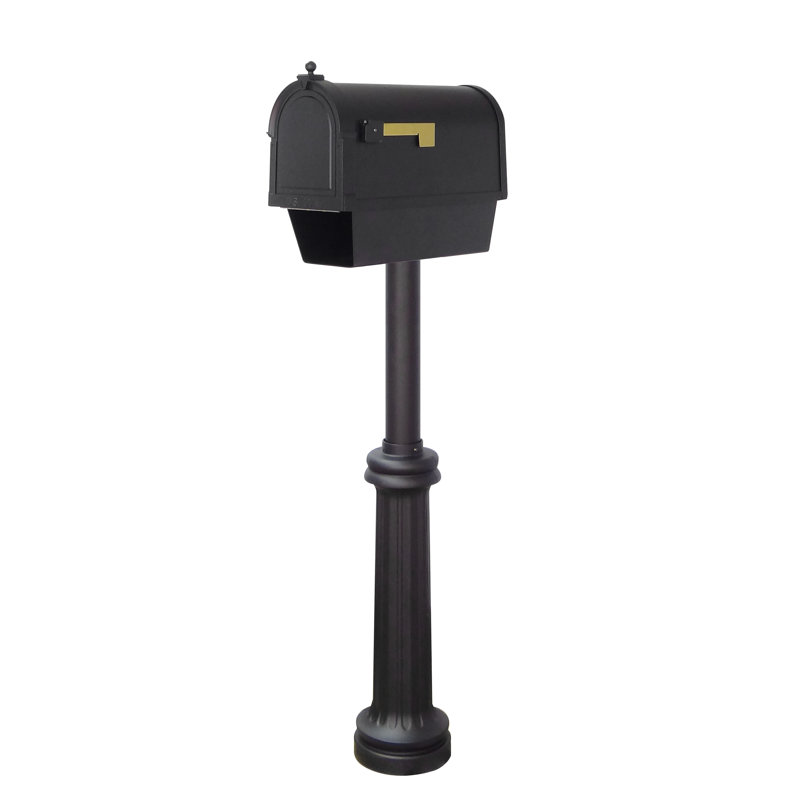 Berkshire Aluminum Post Mounted Post Box
